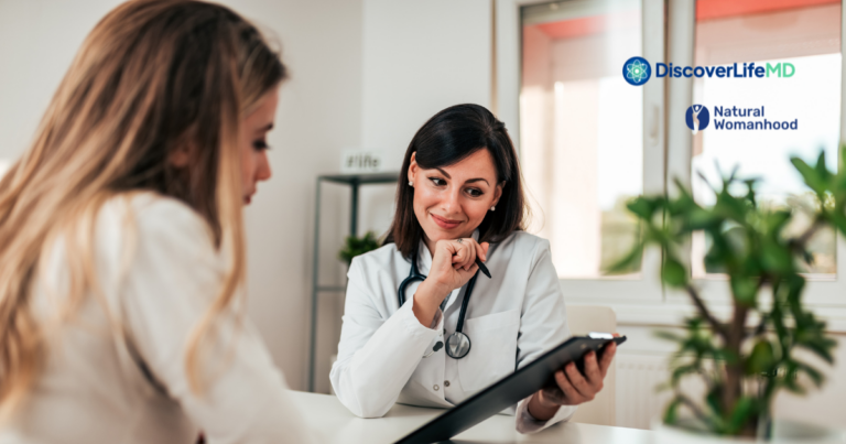 Woman and doctors